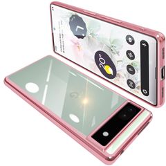 【数量限定】Pixel7A ケース クリア グーグル ピクセル 7A スマホケース 全面保護カバー Google TPU素材 薄型 耐衝撃 ストラップホール付き 落下防止 滑り止め (ローズゴールド)