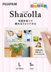 shacolla(シャコラ) 5枚入 L 写真パネル WD KABE-AL 富士フイルム(FUJIFILM) L 5P