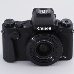 Canon キヤノン コンパクトデジタルカメラ PowerShot G1 X Mark III ブラック APS-Cセンサー/F2.8レンズ/EVF内蔵 PSG1XMARKIII