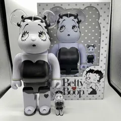 ベアブリック Betty Boop BLACK Ver. 100％ ＆ 400％ 2025年最新】BE@RBRICK Betty Boopの人気アイテム - メルカリ