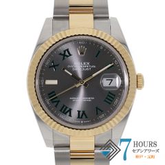 121659 ROLEX ロレックス 126333 デイトジャスト スレートローマ イエローゴールド ステンレス ランダム番 自動巻き 純正ボックス