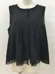 トクコ プルミエヴォル TOKUKO 1er VOL ノースリーブブラウス 9 ブラック系 2508WS066