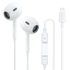 新品 iPhone イヤホン有線 [MFi正規認証品] 有線 イヤフォン純正 HIFI透明な音質 重低音 マイク付き 通話対応 音量調整 ヘッドホン コンパクト iPhone13/12/11/SE/X/XS/XR/XS Max/8/8P/7/7P/iPad/i