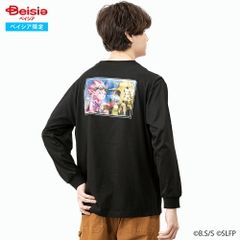 SAND LAND 샌드랜드 [집합] 프린트 론 T 베이시아 한정 긴팔 T 셔츠 블랙 블랙