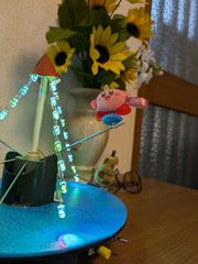 キャラクター達の絶叫マシーン電飾付き