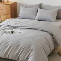 新品 HOdo Home 掛け布団カバー セミダブル ライトグレー