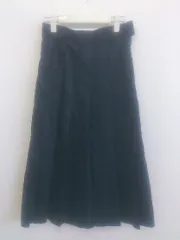 ◇ w closet ダブルクローゼット ロング フレア スカート サイズF ネイビー レディース P  【1301170007059】のサムネイル