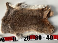 ♦︎691 ヴィンテージ リアルファー ムートン ラグ 羊本毛皮 長毛