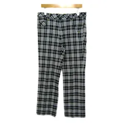 マンシングウェア パンツ ボトムス チェック柄 ディズニー ゴルフウエア 日本製 メンズ ﾌﾘｰサイズ 黒×白 Munsing wear 【中古】のサムネイル