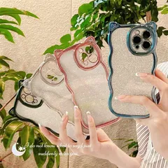 iPhoneケース ラグジュアリー 電鍍 スパークル キャットイヤー iPhone 16 Pro Max / 15 スマホケース UK4Z835