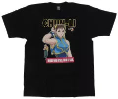 【中古】Tシャツ 春麗 Tシャツ ブラック Mサイズ 「ストリートファイターZERO3」 BACKDROP GAMEMONSTERグッズ