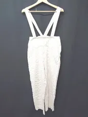 ◇ ⊆ UNITED ARROWS ユナイテッドアローズ コーデュロイ サロペット サイズ表記なし アイボリー レディース E  【1506180009486】