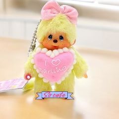 新品 2点 モンチ monchhichi モンチッチ キーホルダー キー