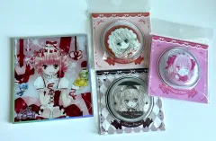 しゅごキャラ! キャラチェンジ アクリルビジュアル色紙 グリッター缶バッジ