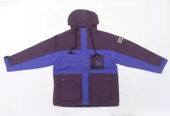 【中古】アウターウェア 中野二乃 マウンテンパーカー パープル フリーサイズ 「映画 五等分の花嫁×UNDER GROUND CIRCUS 第6弾」