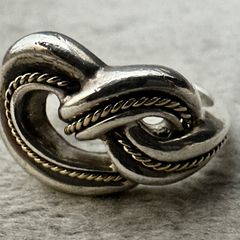 TIFFANY & Co. 1990s 約9号 オールドティファニー リング ツイスト