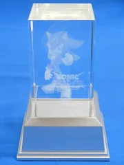【中古】雑貨 [単品] シャドウ 3Dクリスタル 「PS5/PS4/Switchソフト ソニック × シャドウ ジェネレーションズ セガストアDXパック 3Dクリスタルセット」 同梱特典