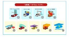 【４台選択】マクドナルド　ハッピーセット　トミカ