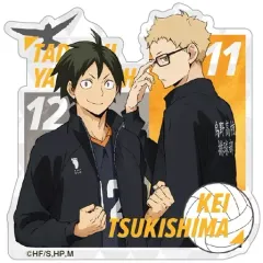 【中古】食玩 ステッカー・シール 月島蛍＆山口忠 「ハイキュー!!ダイカットステッカービスケット」