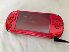 ジャンク品 SONY/ソニー PSP-3000 プレイステーション・ポータブル レッド 本体のみ 現状渡し