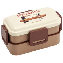 弁当箱 大人 子供 二段 仕切り 食洗機 レンジ 対応 小学生 600ml かわいい スケーター PFLW4AG 抗菌