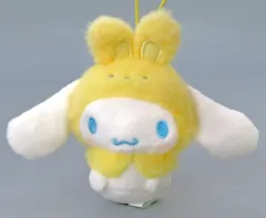 【中古】キーホルダー シナモロール(C/イエロー) カラフルうさみみケープマスコット 「シナモロール」