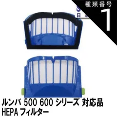 種類1：1個 ルンバ 500 600 シリーズ HEPAフィルター セット iRobot 対応 掃除機 正規品 より安い ロボット 掃除機 送料無料 1個 2個 3個