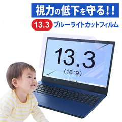 13.3 インチ ブルーライトカット フィルム 10枚セット ノートパソコン 反射防止 pc モニター 14型 パソコン 画面保護 疲れ目 セット売り まとめ売り お得 会社 学校 気泡 疲労軽減 指紋防止 液晶 透明 クリア