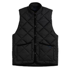 【新品未使用】＊Mサイズ＊LAVENHAM ミックフィールドベスト ブラックのサムネイル