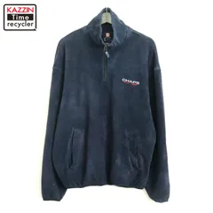 90s vintage チャップス ラルフローレン CHAPS RALPH LAUREN ハーフジップ プルオーバー フリースジャケット メンズ 表記Lサイズ