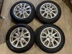 【2503048】スタッドレス Weds JOKER 14インチ 5.5J +38 PCD100 4H + DUNLOP WINTER MAXX WM02 165/65R14 2020年 7.5mm タンク ルーミー トール パッソ ジャスティ 等