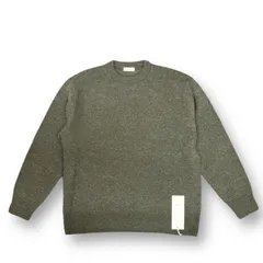 定価49500円 新品 ATON THE TOKYO別注 COOMA LAMBS WOOL KNIT クーマラムウールニット  エイトン ブラウン系 2 73593A7のサムネイル
