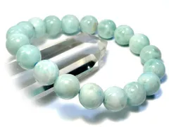 「1点もの 現品」 ラリマー ブレスレット 10mm パワーストーン ブレスレット メンズ レディース 天然石 数珠