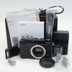【シャッター回数6731回】■ほぼ新品■ 富士フイルム(FUJIFILM) ミラーレス一眼カメラ X-E3ブラック X-E3-B