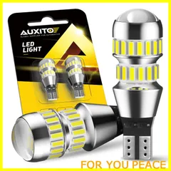 【数量限定】AUXITO T16 LED バックランプ 爆光 4倍明るさUP バックランプT16バックライトT16 / T15 4014 LED 42連 24ヶ月 12V 無極性 ホワイト 後退灯 バックライト 50000時間以上寿命 (2個セット)