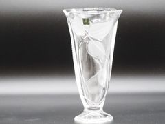 訳ありHOYAクリスタル フラワーベース 日本製花瓶（展示品・箱なし）
