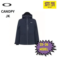 【ムラスポ公式】OAKLEY　オークリー　CANOPY　INSULATED JK（ブラック）　25-26　NEW　メンズ　スノーウェア　スキー　スノーボード
