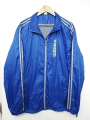 【送料無料】USA 古着 アディダス adidas ナイロンジャケット ジャンパー ウインドブレーカー ロゴ ブルー メンズ XL■L24180AWS21-10-50（4）5/31