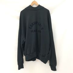 ESSENTIALS FEAR OF GOD エッセンシャルズ フィアオブゴッド Hoodie 3Lサイズ フロントロゴ スウェット プルオーバー パーカー フーディー 黒 ブラック 中古 /ｍ 250712 02357hi◇128