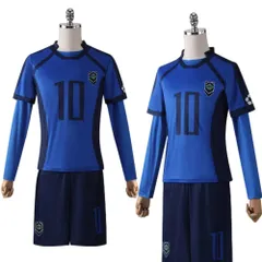 [MISTK] ブルーロック コスプレ衣装 Blue＆Lock cosplay 運動服 千切豹馬 蜂楽廻 潔世一 コスチューム服 仮装 イベント ハロウィン クリスマス 変身 文化祭 ステージ服(糸師 凛,L)