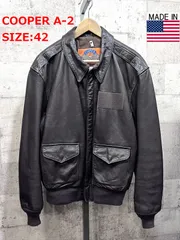 デッドストック級　クーパー　A-2フライトジャケット　米軍官給品　サイズ42R デッドストック級 クーパー A-2フライトジャケット 米軍官給品 サイズ42R