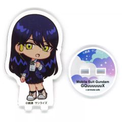 [중고] 아크릴 스탠드 아크릴 패널 냐안 [기동전사 Gundam GQuuuuuuX(지크악스) -Beginning- × animatecafe 출장판 트레이딩 미니 아크릴 스탠드]