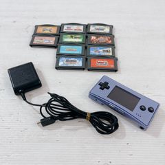 Nintendo ゲームボーイミクロ MJF10089830 ゲームボーイアドバンス本体 ゲームボーイアドバンスソフト 10本 セット レトロゲーム ソフト まとめ売り