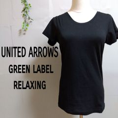 green label relaxing□シアサッカー 袖タック Vネック 紺 - メルカリ