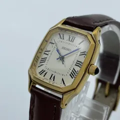 【電池交換済/美品】SEIKO セイコー Shinzone シンゾーン 腕時計 7N01-HADO レディース クオーツ アナログ スクエア ゴールド アイボリー文字盤 クラシックモデルツー エレガント ビンテージ ドレスウォッチ 日本製 G5