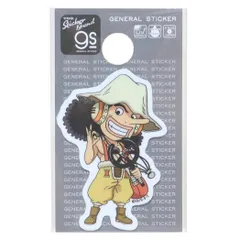 【メール便】ワンピース ビニールシール ダイカットミニステッカー ウソップ SD 少年ジャンプ ゼネラルステッカー 耐水耐光 デコステッカー アニメキャラクター グッズ 