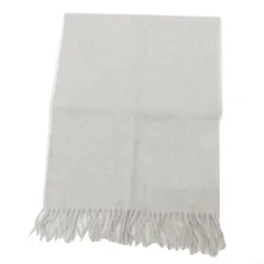 ❤未使用品❤カシミヤスヌード マフラー ホワイト エルメス 箱付き カシミヤ 100% バイカラー スヌード レディース メンズ ネック