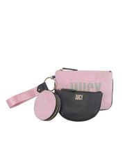 [무료 배송] Juicy Couture 여성 지갑 액세서리 Juicy by Juicy Couture Mini Me Pouch Set Brown