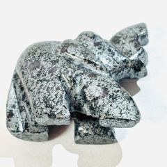パイライト　象　天然石　小さな置物