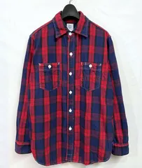 POST OVERALLS ポストオーバーオールズ　チェックシャツ M POST OVERALLS ポストオーバーオールズ 半袖 チェックシャツ M
